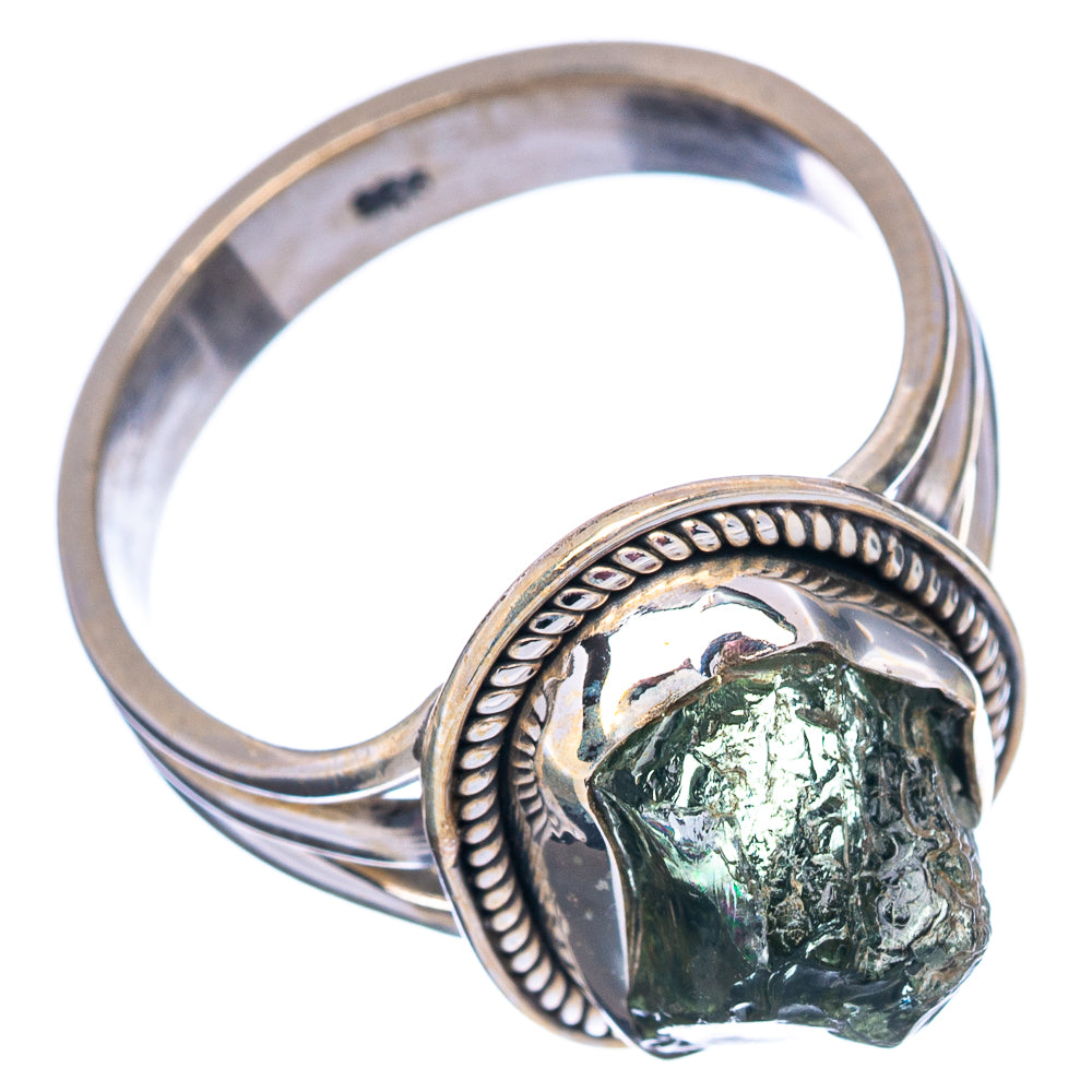 Moldavite Ring Size 9.25 (.925 Sterling Silver)