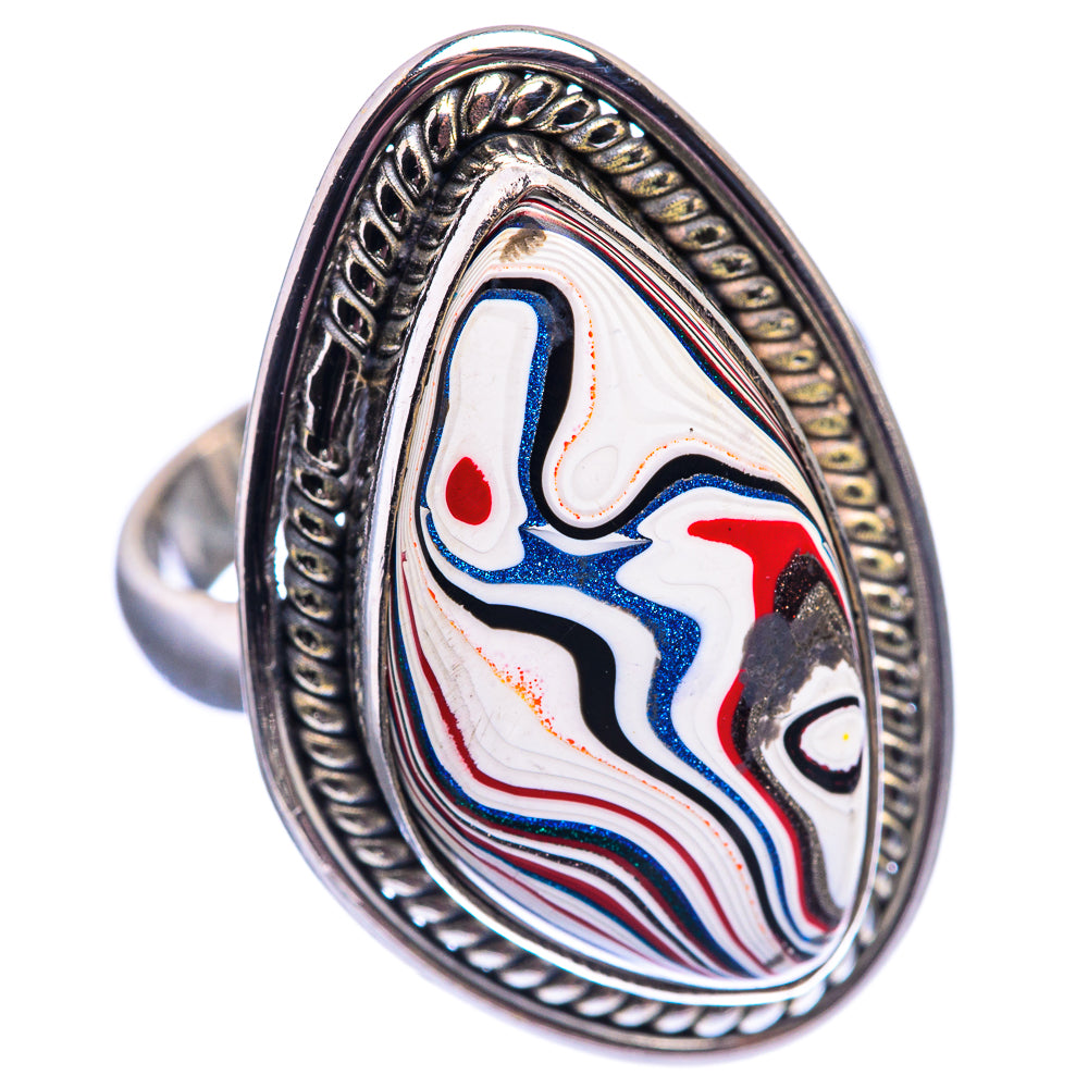 Fordite Ring Size 6.5 (925 Sterling Silver) R142140