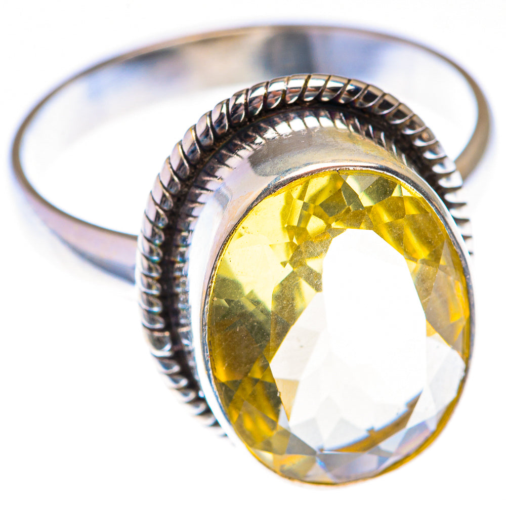 Faceted Citrine Ring Size 11 (925 Sterling Silver) RING139912