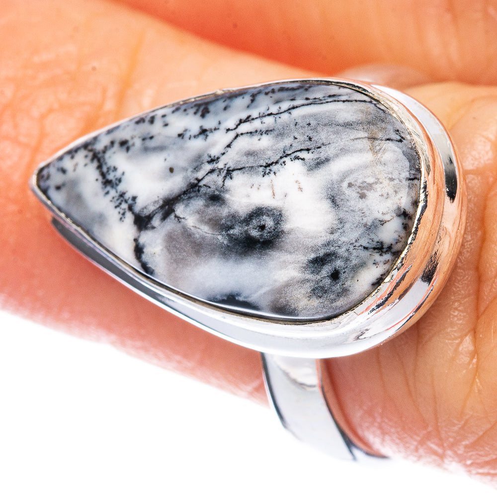 Dendritic Opal Ring Size 6 (925 Sterling Silver) R2944
