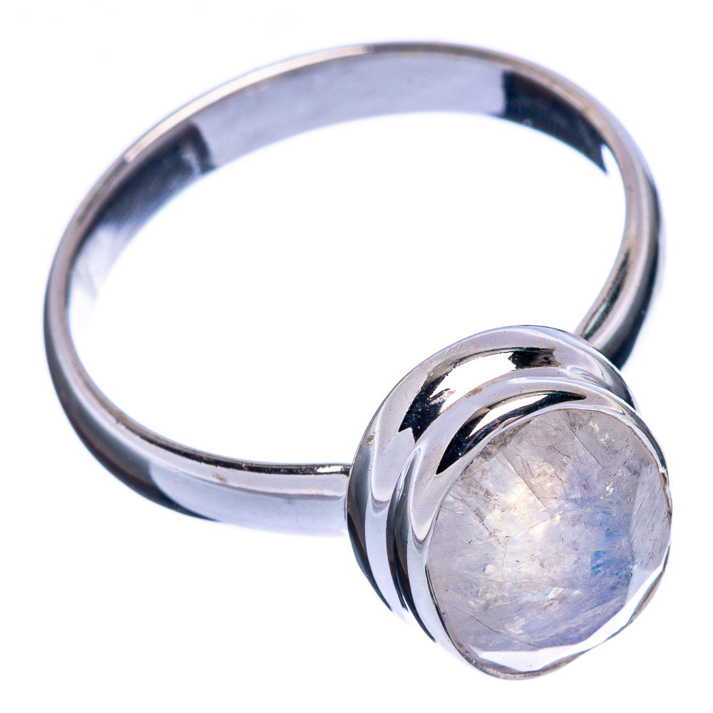 Rainbow Moonstone Ring Size 7.25 (925 Sterling Silver) R146423