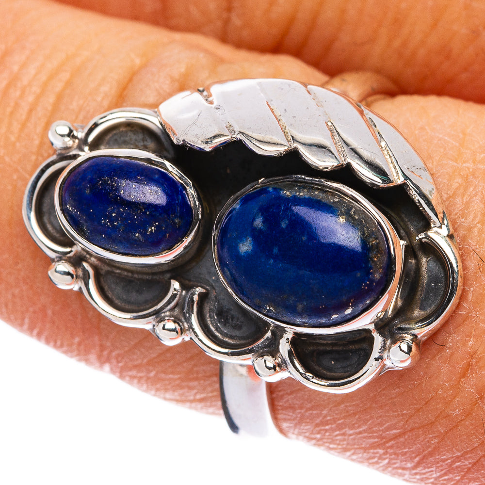 Lapis Lazuli Ring Size 7.75 (925 Sterling Silver) R146133