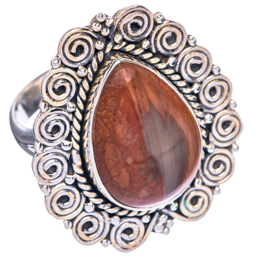 Imperial Jasper Ring Size 8.75 (925 Sterling Silver) R1334