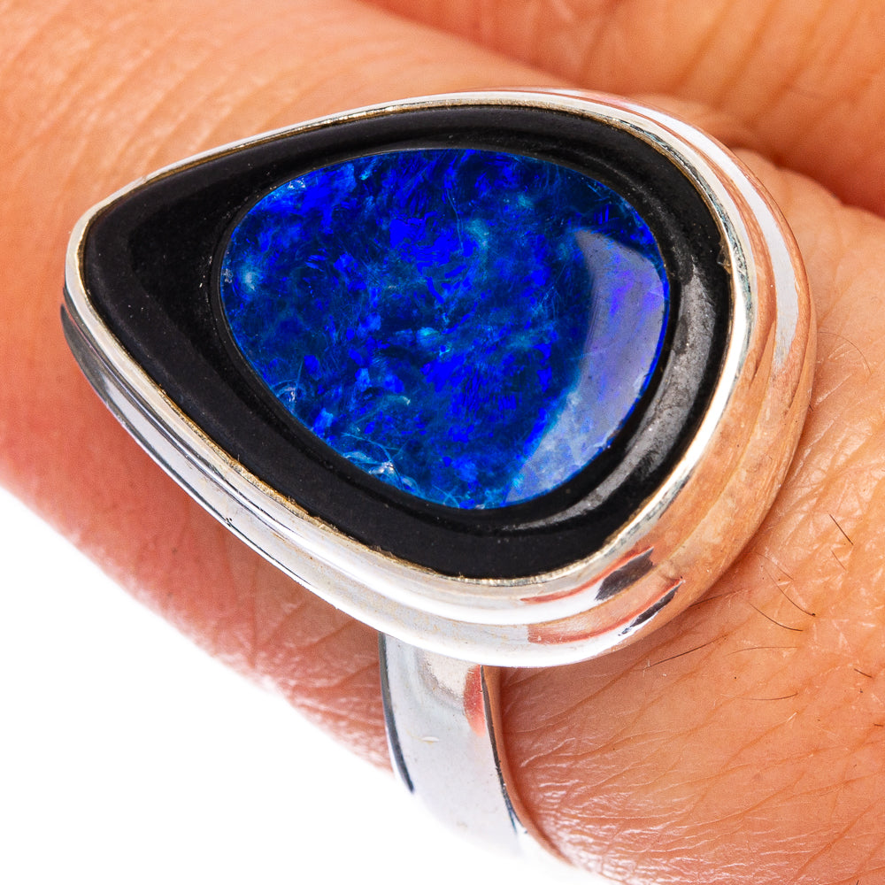 Rare Doublet Opal Ring Size 9 (925 Sterling Silver) R1409