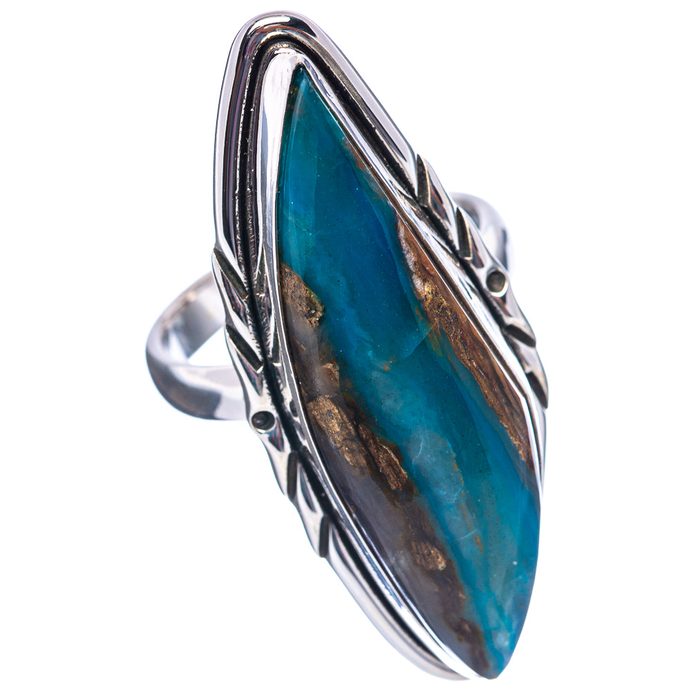 Rare Premium Peruvian Opal Ring Size 9 (.925 Sterling Silver)