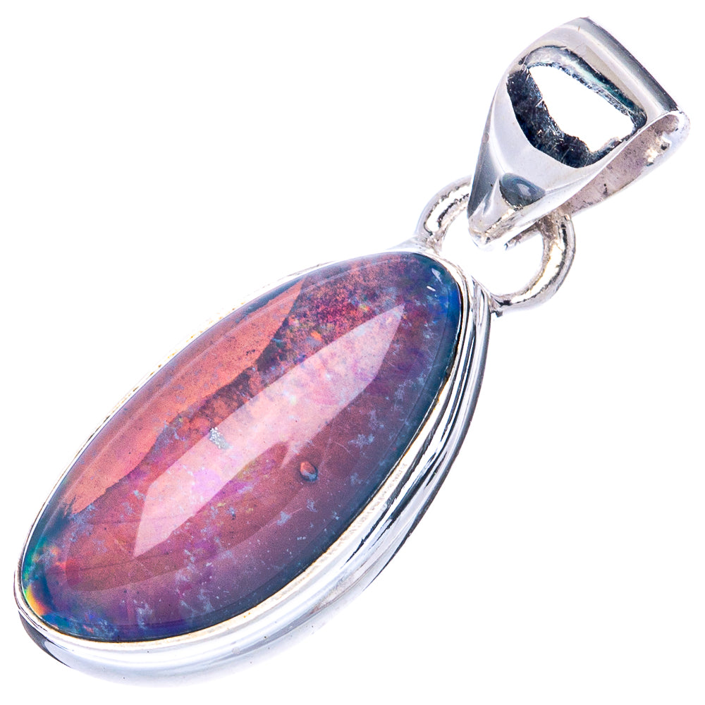Rare Triplet Opal 925 Sterling Silver Pendant 1 1/8" (925 Sterling Silver) P41944