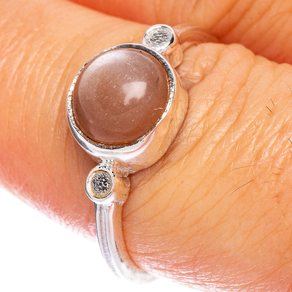 Sunstone Dainty Ring Size 8 (925 Sterling Silver) R147061