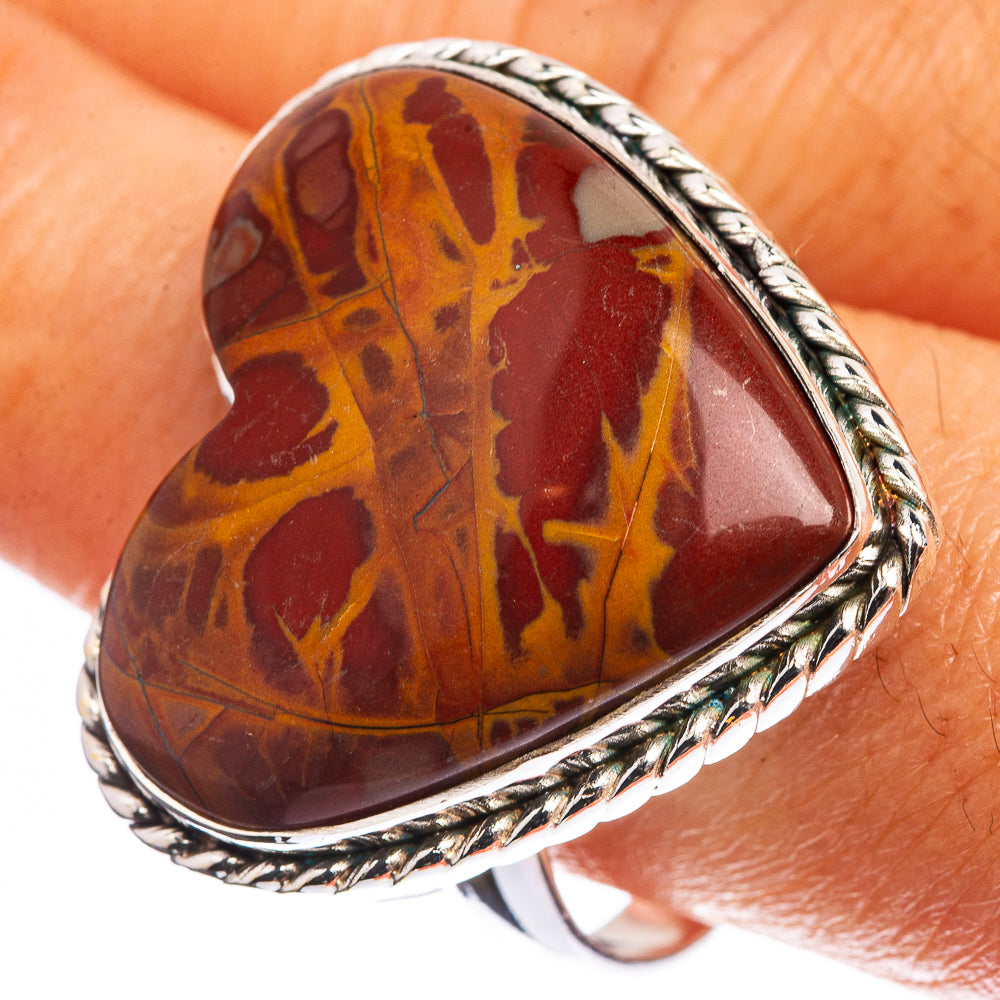Large Noreena Jasper 925 Sterling Silver Ring Size 10.75