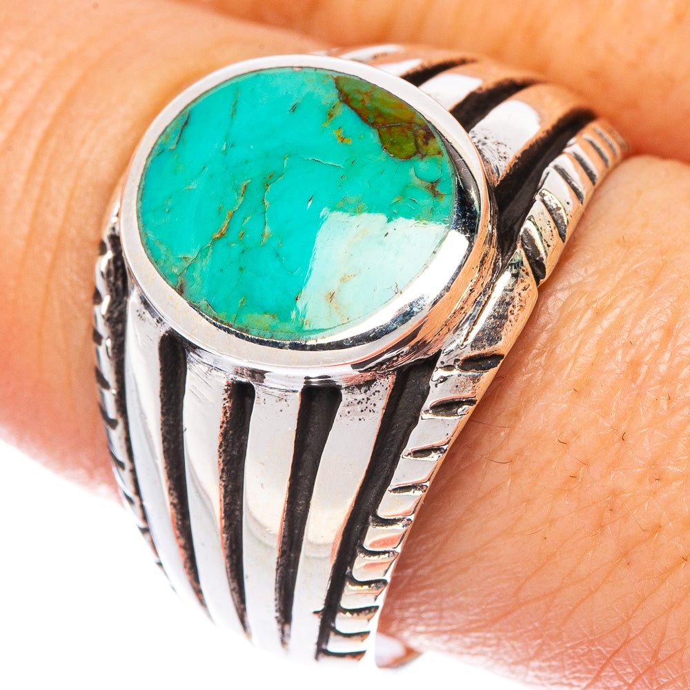 Rare Arizona Turquoise Ring Size 9.25 (925 Sterling Silver) R1513