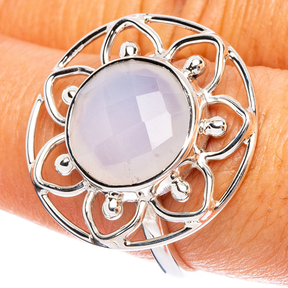 Rainbow Moonstone 925 Sterling Silver Premium Ring Size 8.75 (925 Sterling Silver) R6611