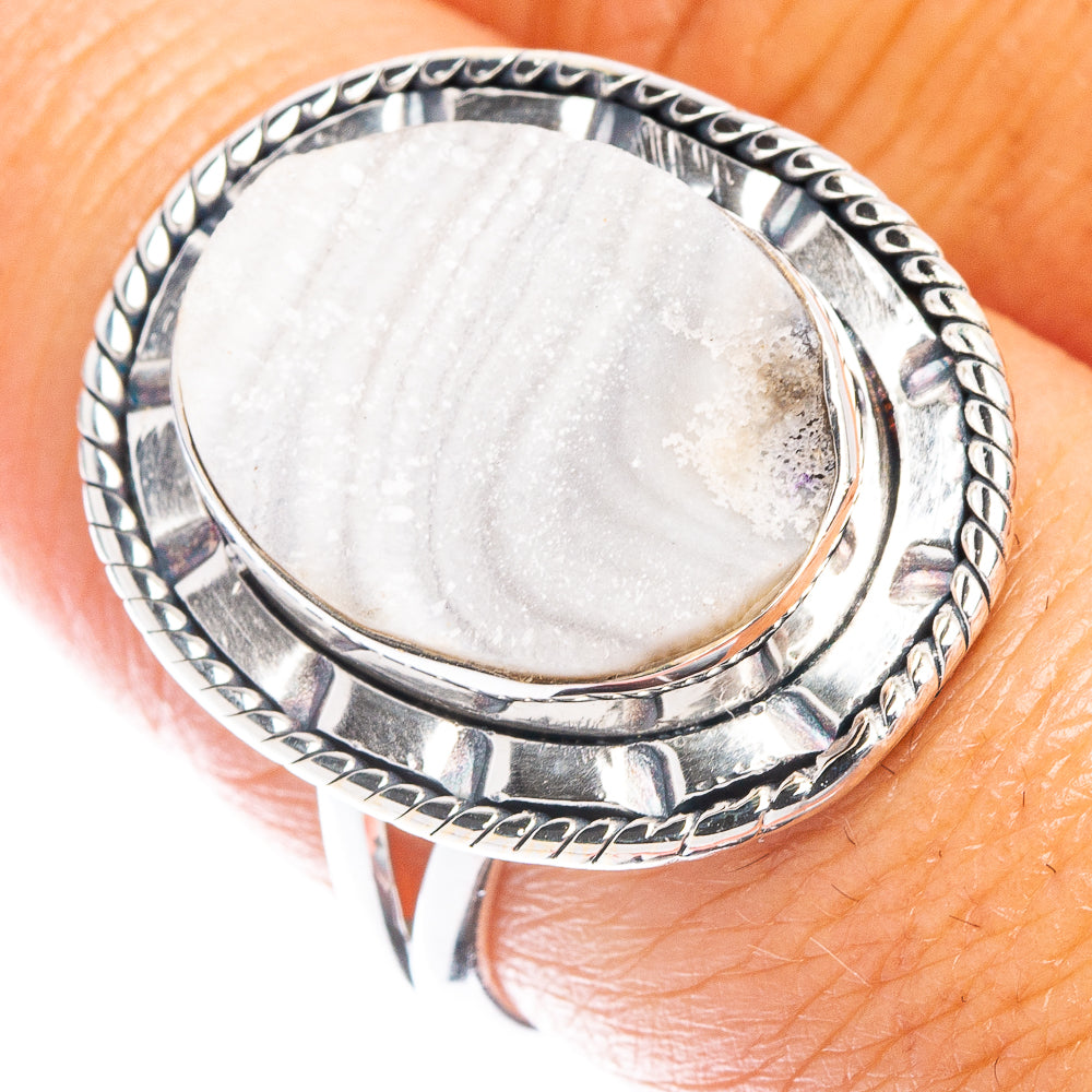Desert Druzy Ring Size 8 (925 Sterling Silver) R6958