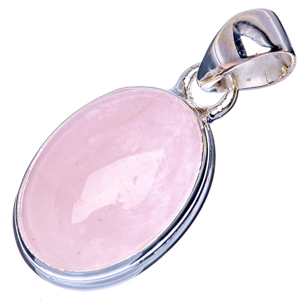 Rare Morganite Pendant 1 1/4" (925 Sterling Silver) P41388