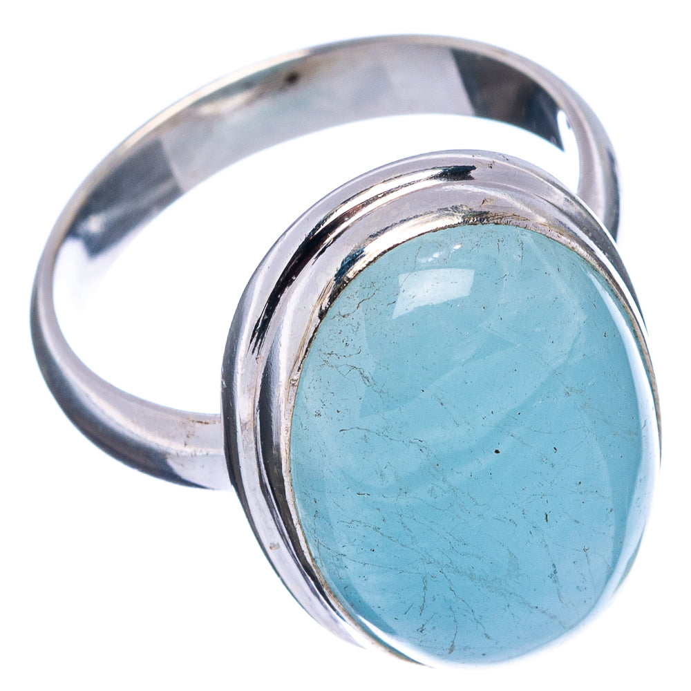 Aquamarine Ring Size 8 (.925 Sterling Silver)