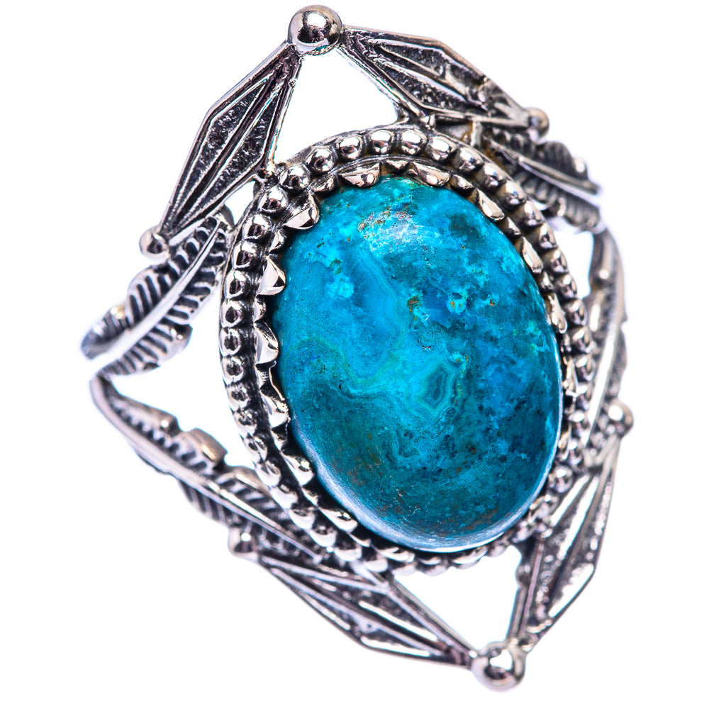 Chrysocolla Ring Size 8.5 (925 Sterling Silver) R140504