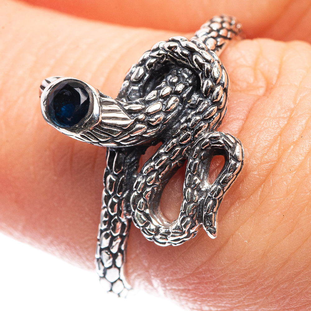 Tanzanite Snake Dainty Ring Size 7 (925 Sterling Silver) R142614