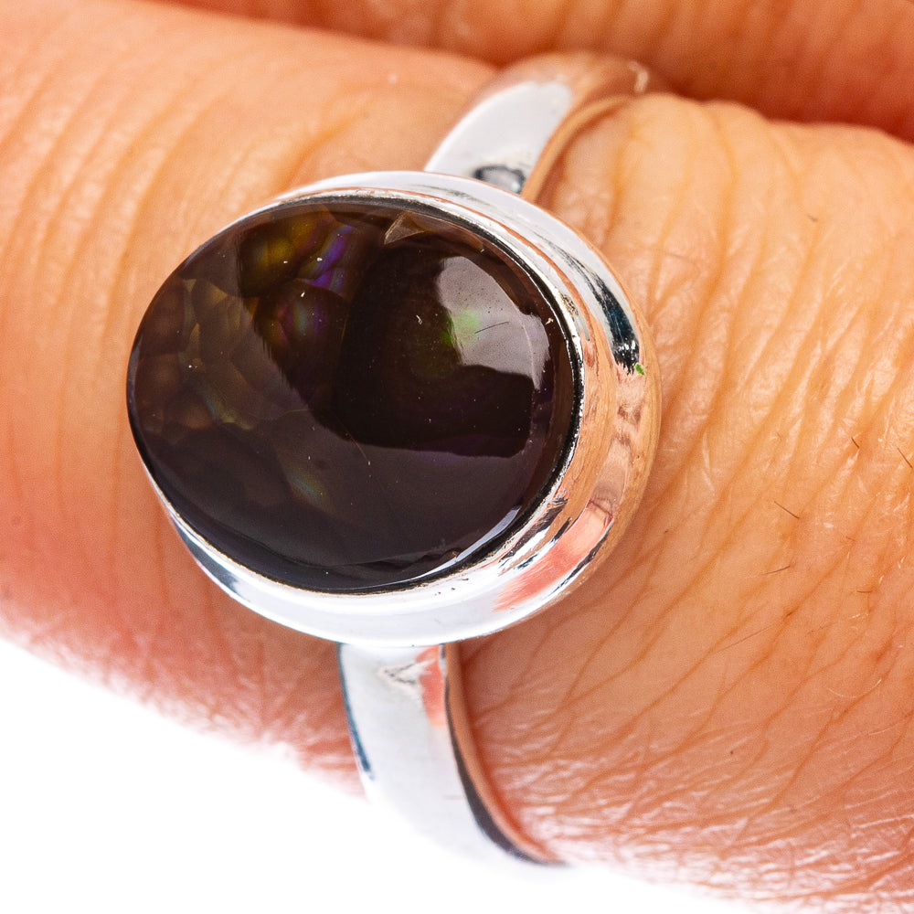 Rare Mexican Fire Agate Ring Size 8 (925 Sterling Silver) R146683