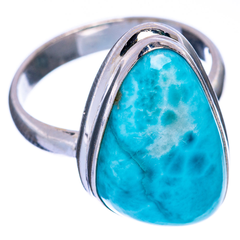 Larimar Ring Size 8.75 (925 Sterling Silver) R144644