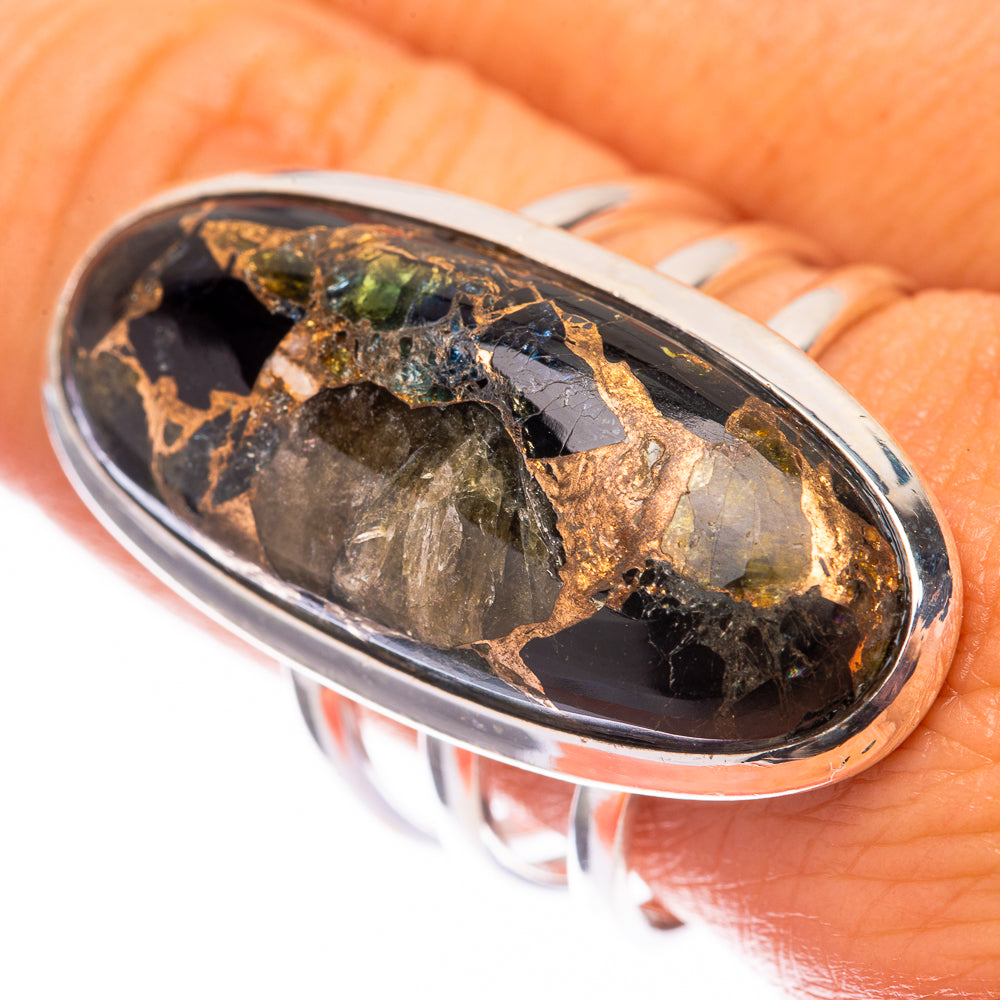 Large Mohave Black Onyx 925 Sterling Silver Ring Size 9.75 (925 Sterling Silver) RING140419
