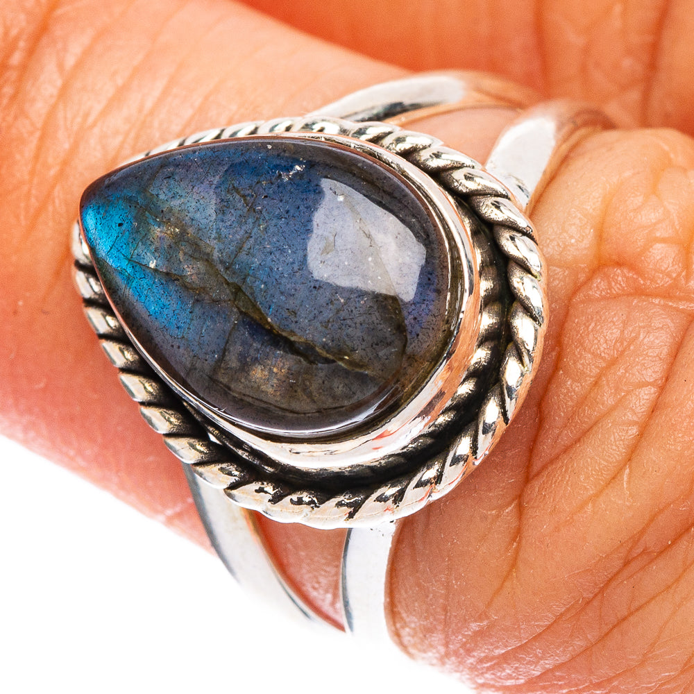 Labradorite Ring Size 6 (925 Sterling Silver) R146846