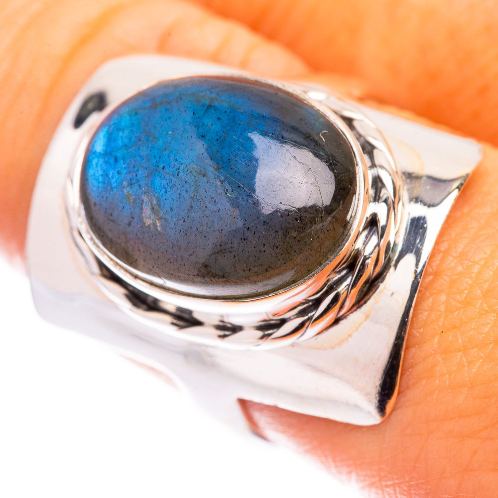 Labradorite Ring Size 9 (925 Sterling Silver) R141340