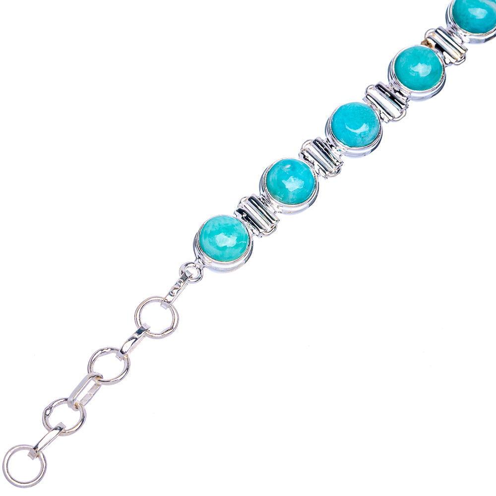 Larimar Bracelets 6 1/2 To 8 1/8" (925 Sterling Silver) B90330