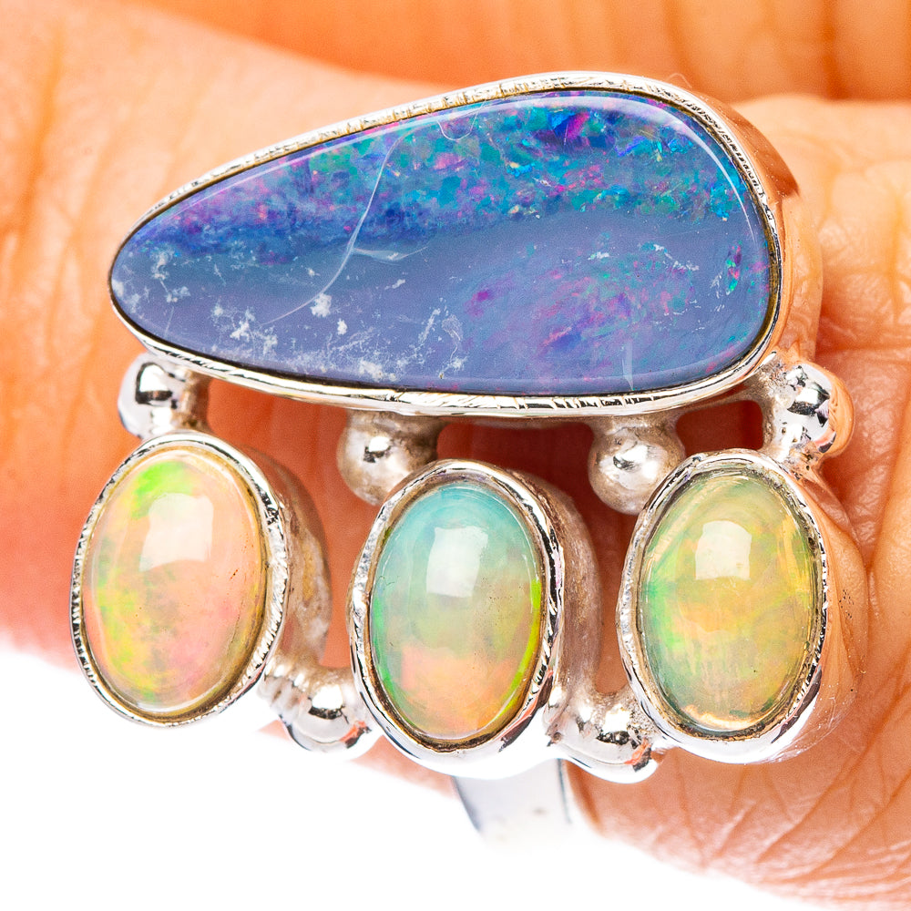 Rare Doublet Opal, Ethiopian Opal Ring Size 6 (925 Sterling Silver) R4384