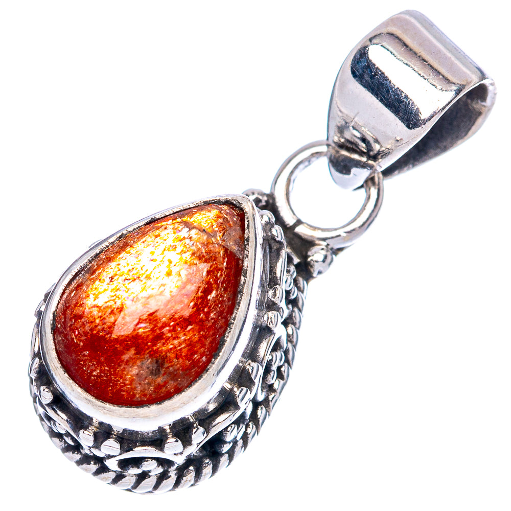 Sunstone Pendants 7/8" (925 Sterling Silver) P42320