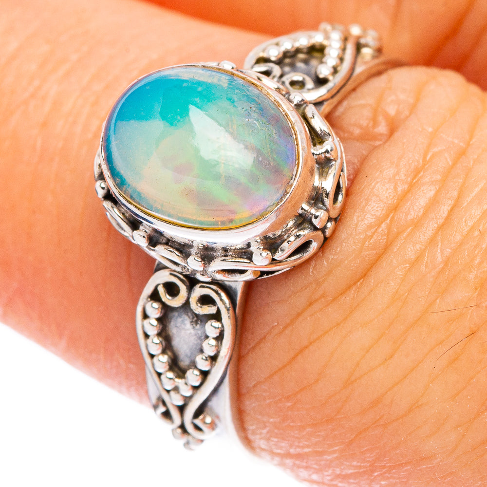 Rare Ethiopian Opal Ring Size 7 (925 Sterling Silver) R146838