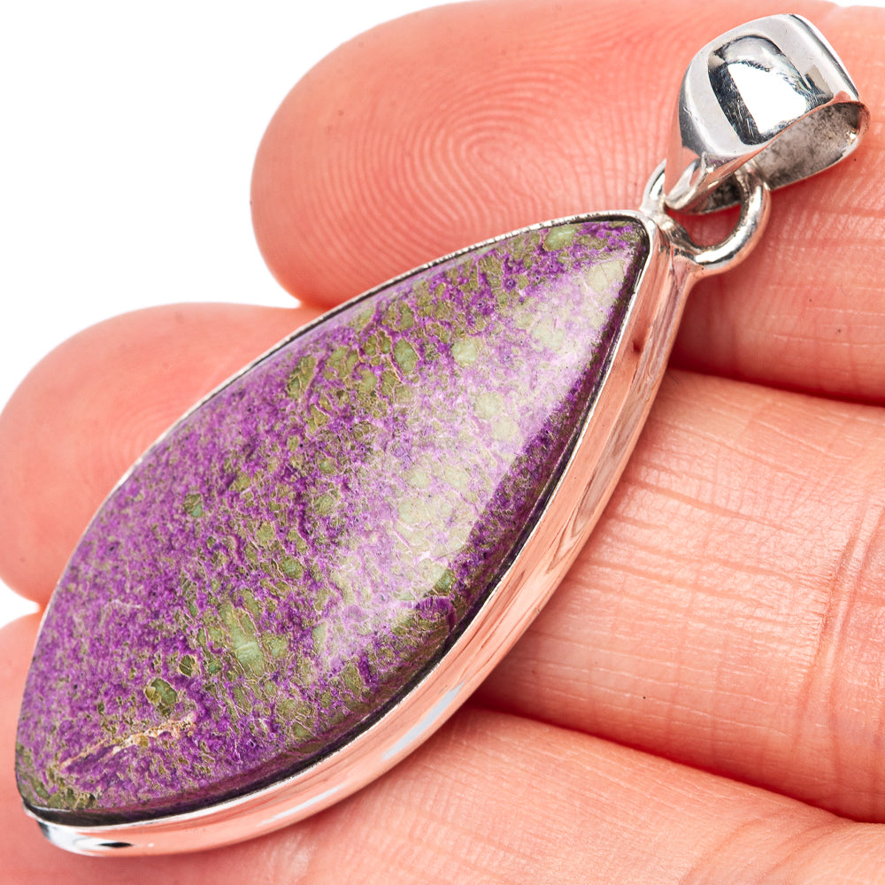Stichtite Pendant 1 3/4" (925 Sterling Silver) P42513