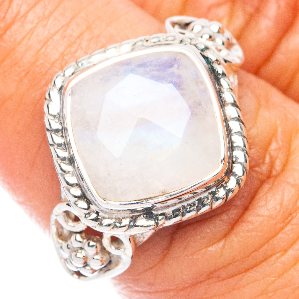 Premium Rainbow Moonstone Ring Size 6.75 (925 Sterling Silver) R7605