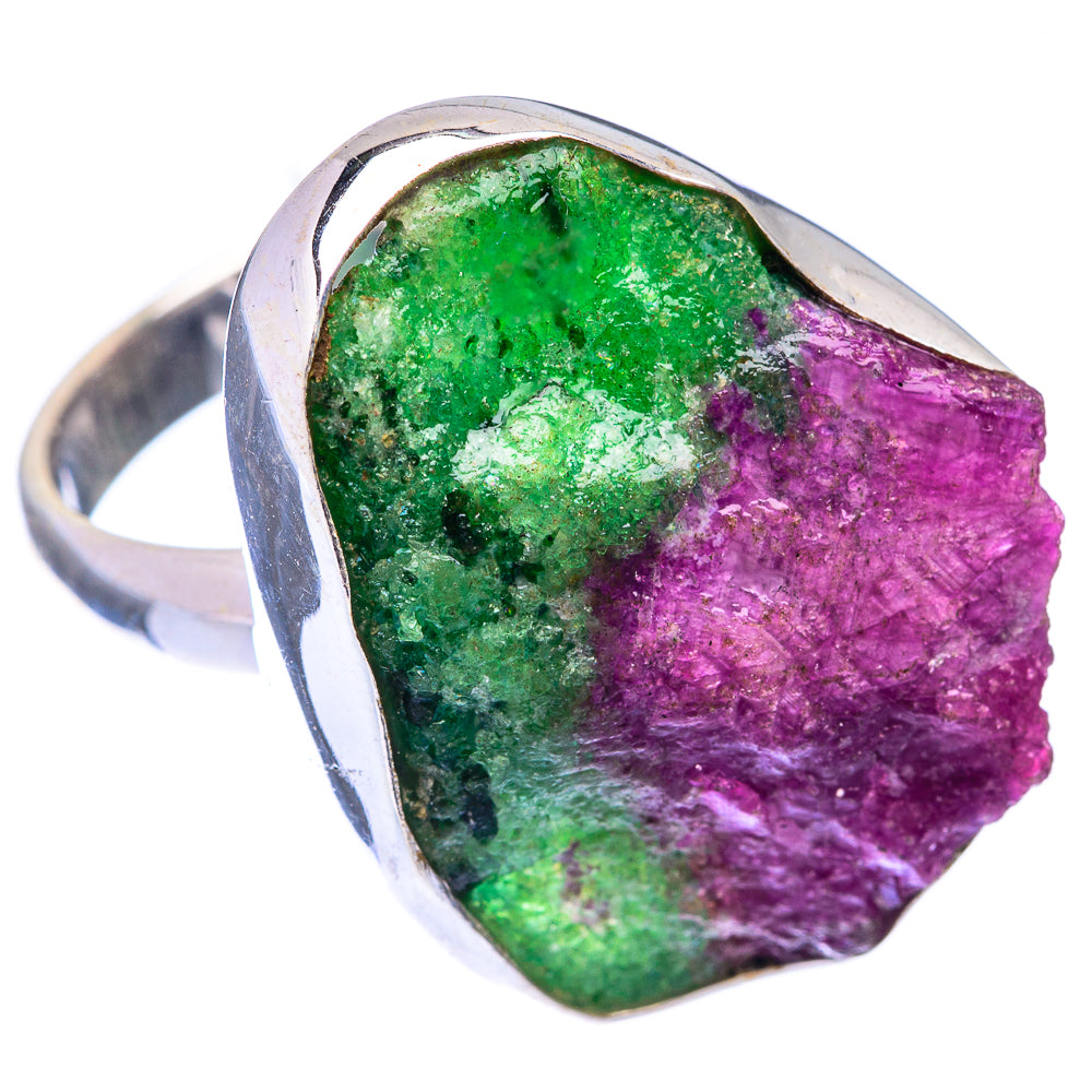 Large Ruby Zoisite Ring Size 10 (925 Sterling Silver) R141416