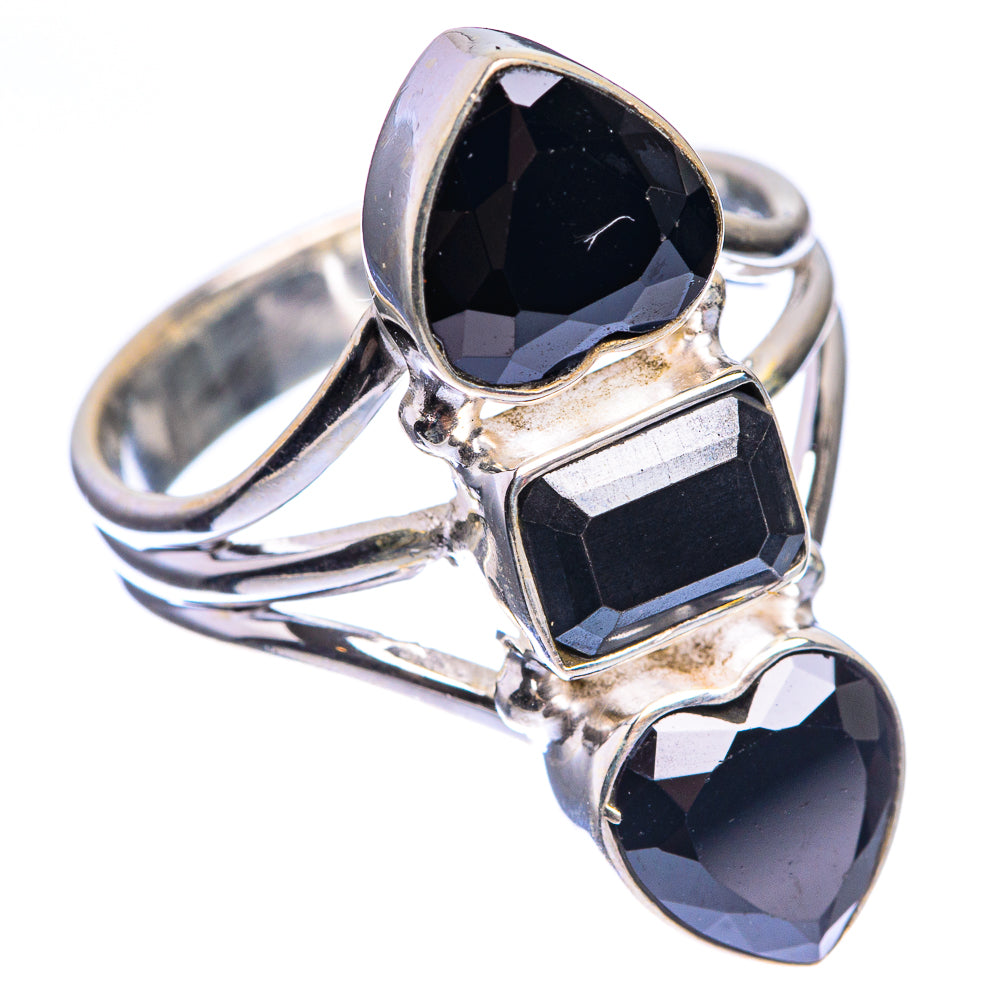 Black Onyx Ring Size 7.75 (925 Sterling Silver) RING143435