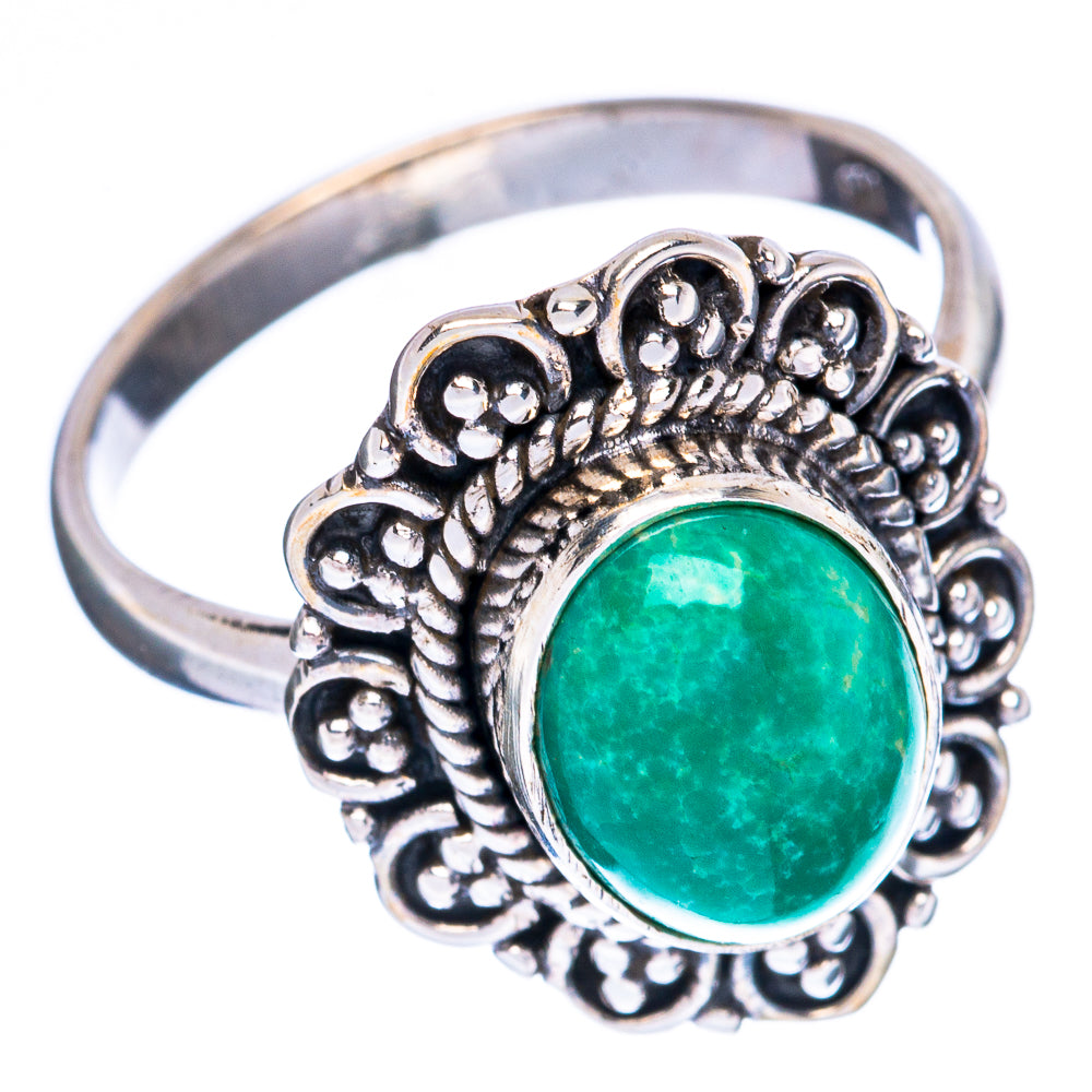 Rare Arizona Turquoise Ring Size 8 (925 Sterling Silver) R3339
