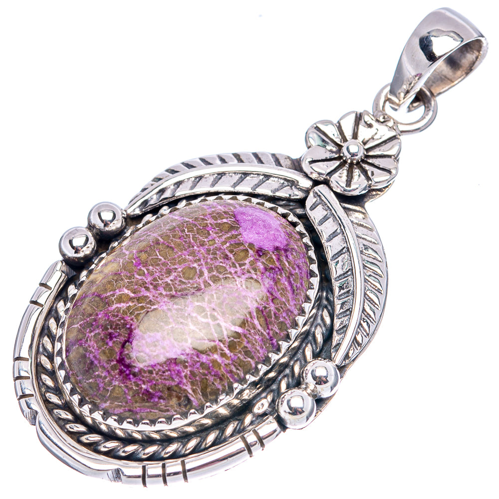 Premium Purpurite Pendant 2" (.925 Sterling Silver)