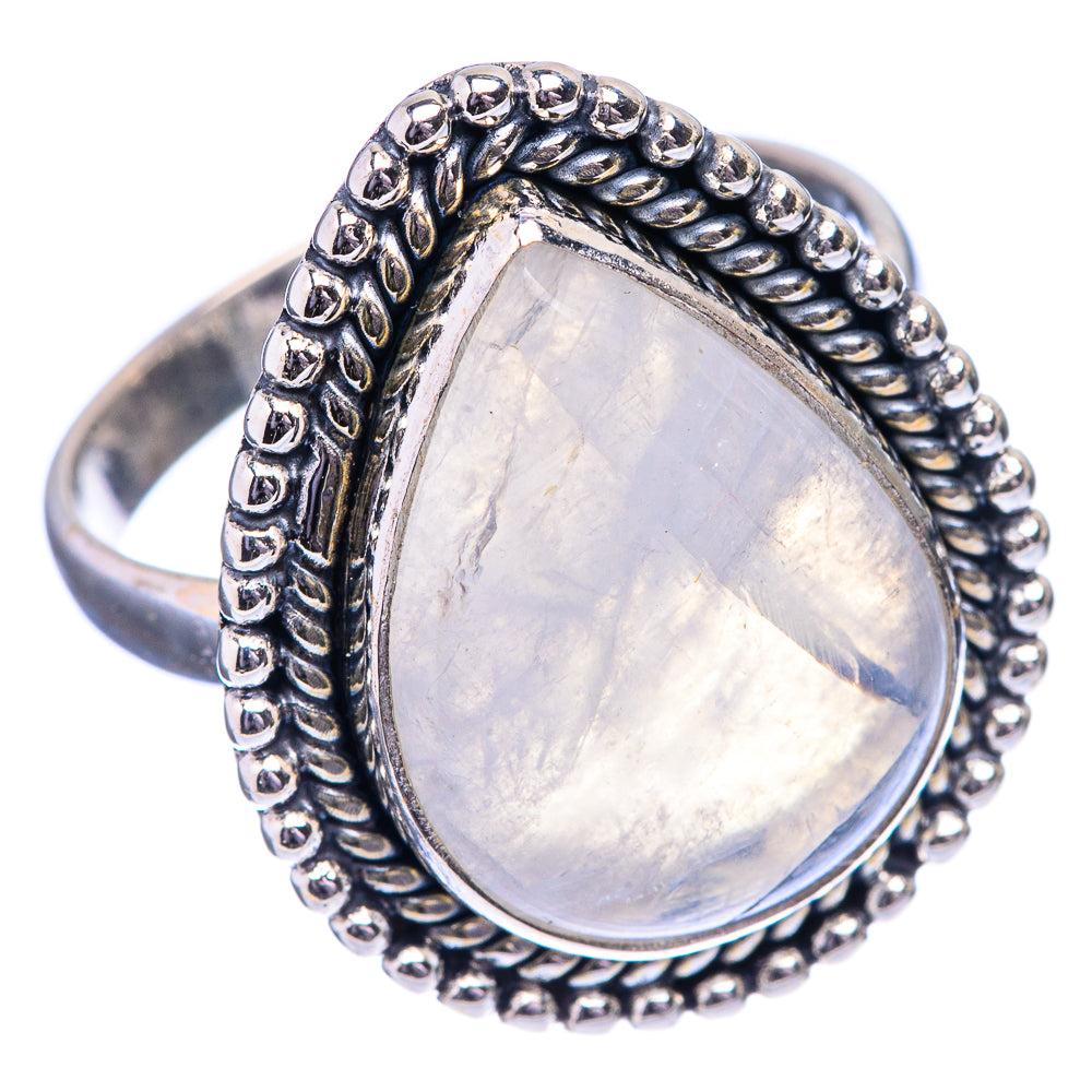 Rainbow Moonstone Ring Size 10.75 (925 Sterling Silver) R142731