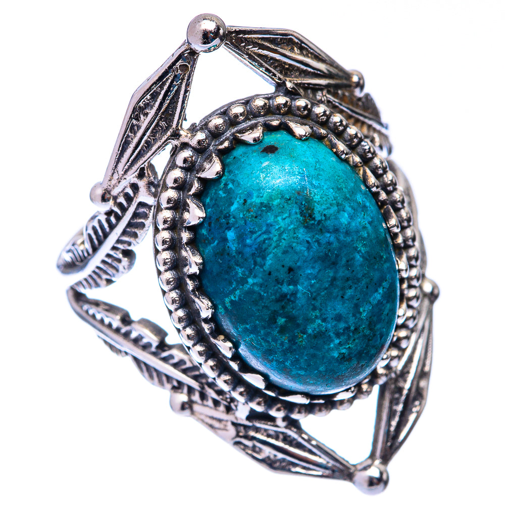 Chrysocolla Ring Size 6.5 (925 Sterling Silver) R141076