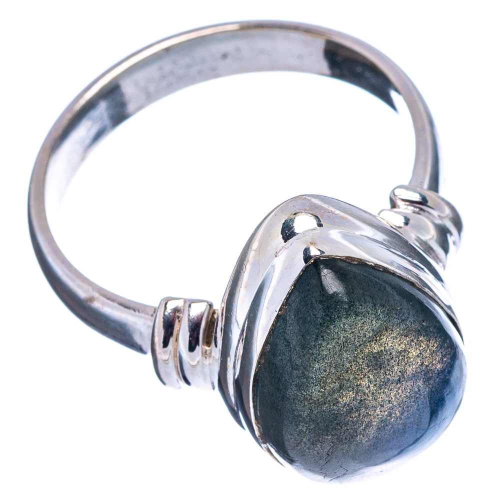 Labradorite Ring Size 6.75 (.925 Sterling Silver)