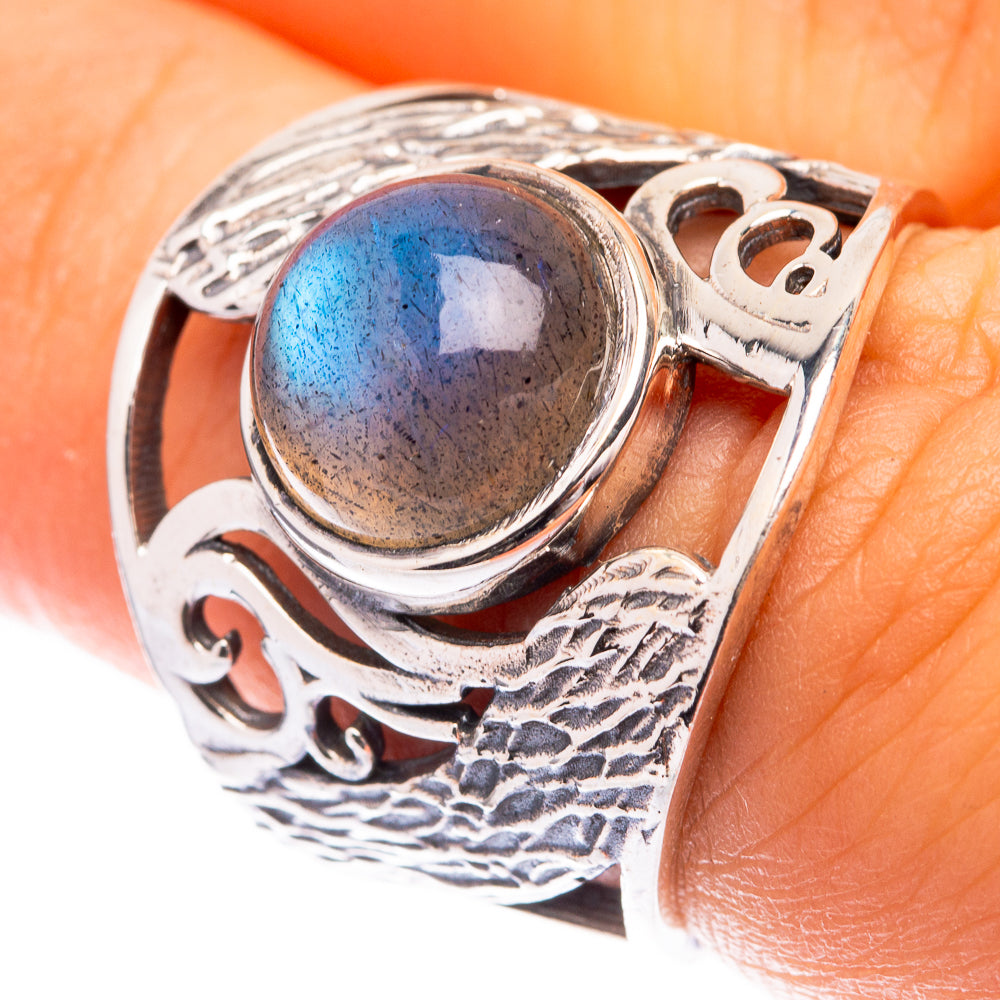 Labradorite Ring Size 6 (925 Sterling Silver) R141342