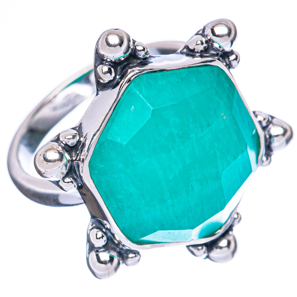 Premium Amazonite Ring Size 7 (925 Sterling Silver) R3570