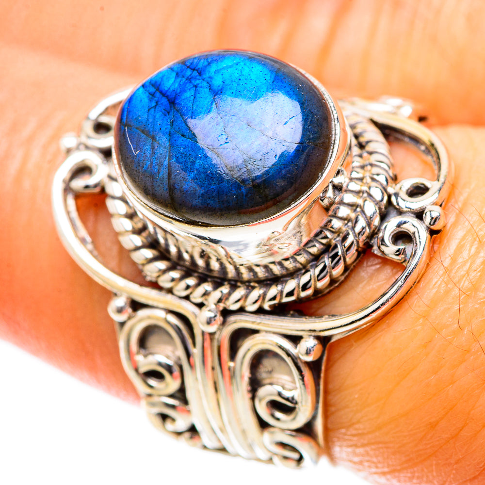 Labradorite Ring Size 7.5 (925 Sterling Silver) RING137863