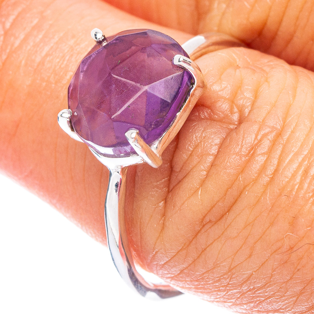 Value Amethyst Ring Size 8 (925 Sterling Silver) R7506