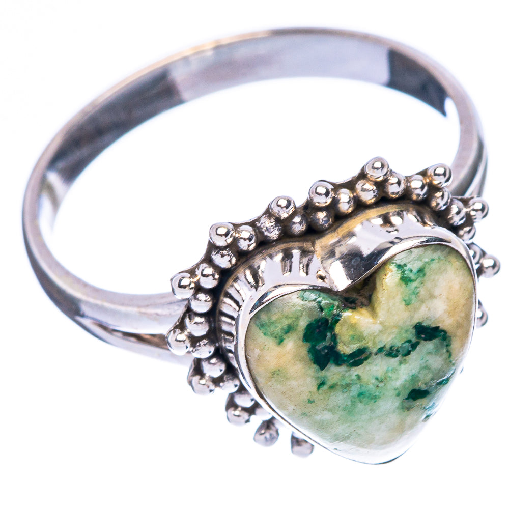 Ocean Jasper Ring Size 8.5 (925 Sterling Silver) R146783