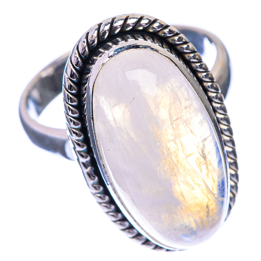 Rainbow Moonstone Ring Size 7 (925 Sterling Silver) RING143298