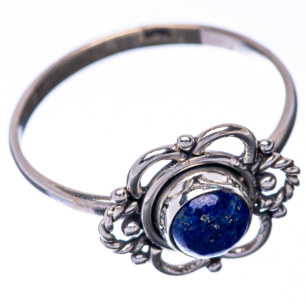 Lapis Lazuli Dainty Ring Size 9.25 (925 Sterling Silver) R145198