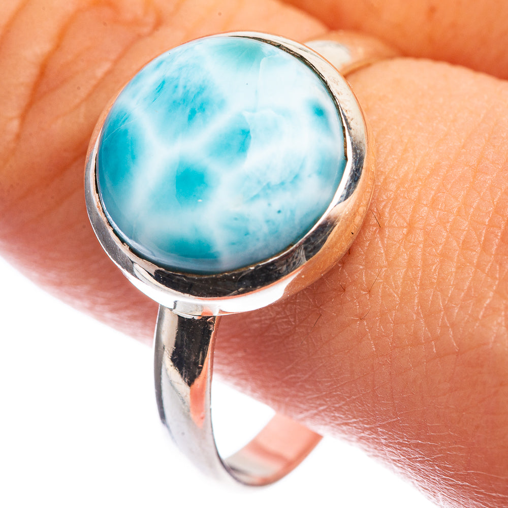 Larimar Ring Size 13.25 (925 Sterling Silver) RING143225