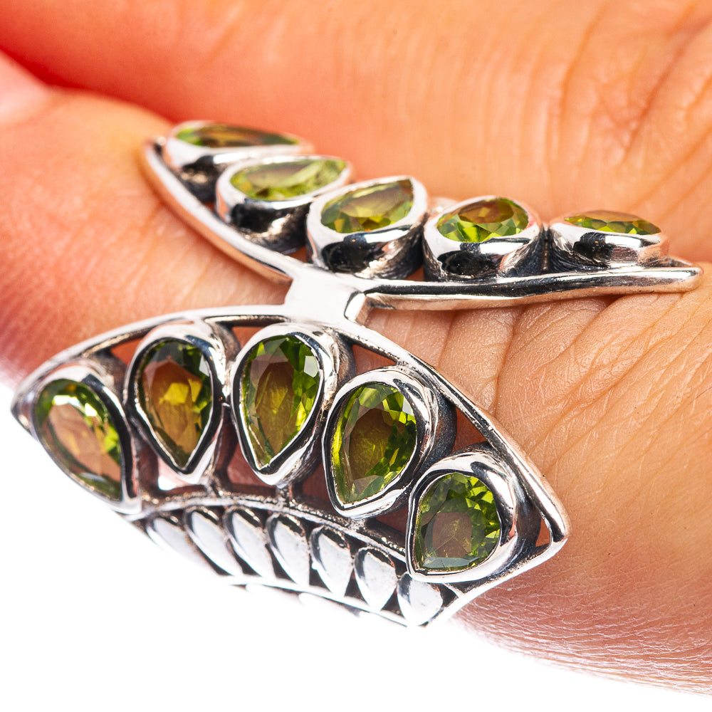 Large Peridot Ring Size 5.75 (925 Sterling Silver) R144197