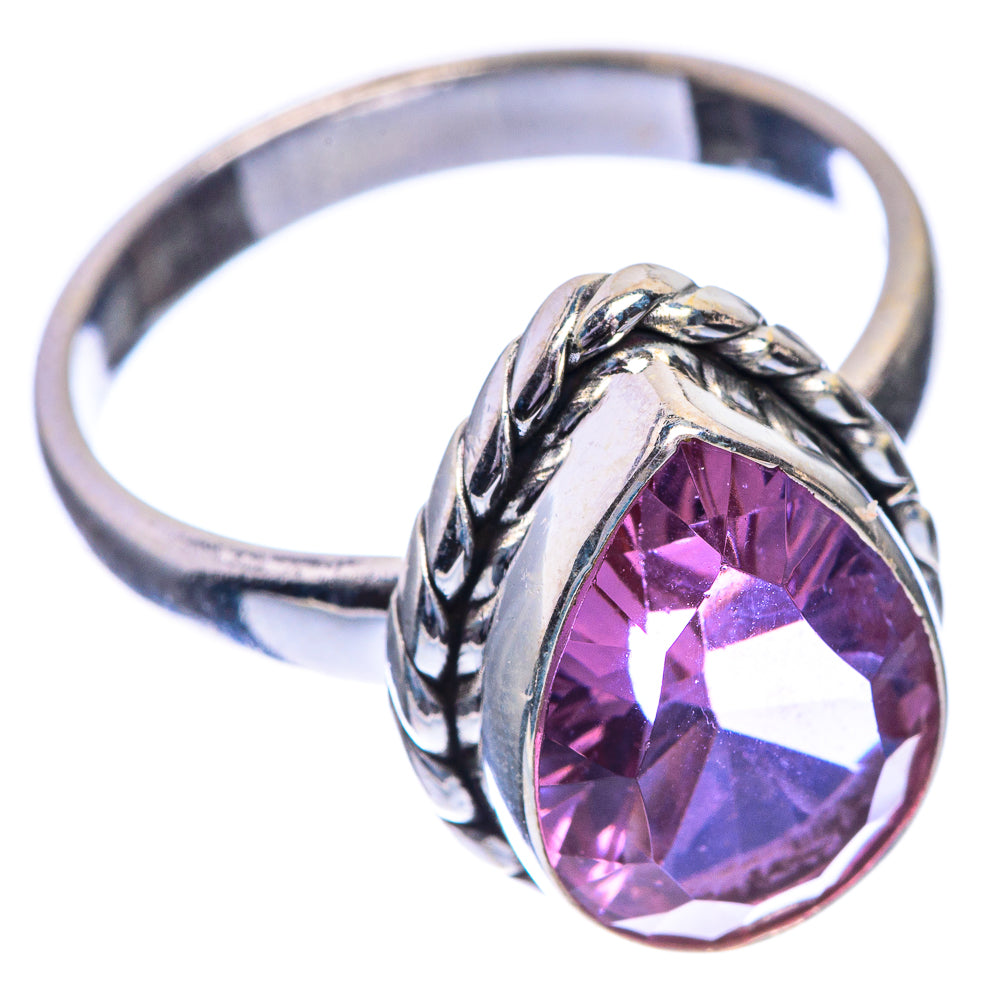 Faceted Color Change Alexandrite (Lab.) Ring Size 9 (925 Sterling Silver) RING143287