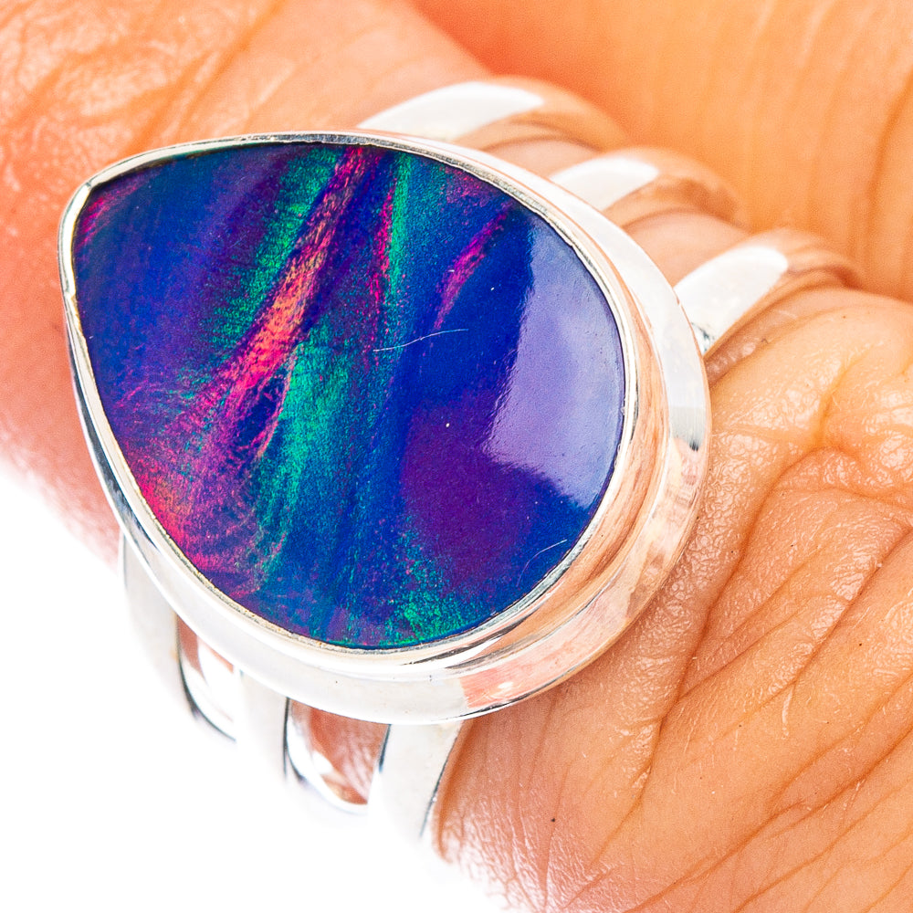 Aura Opal Ring Size 5.5 (925 Sterling Silver) R7391
