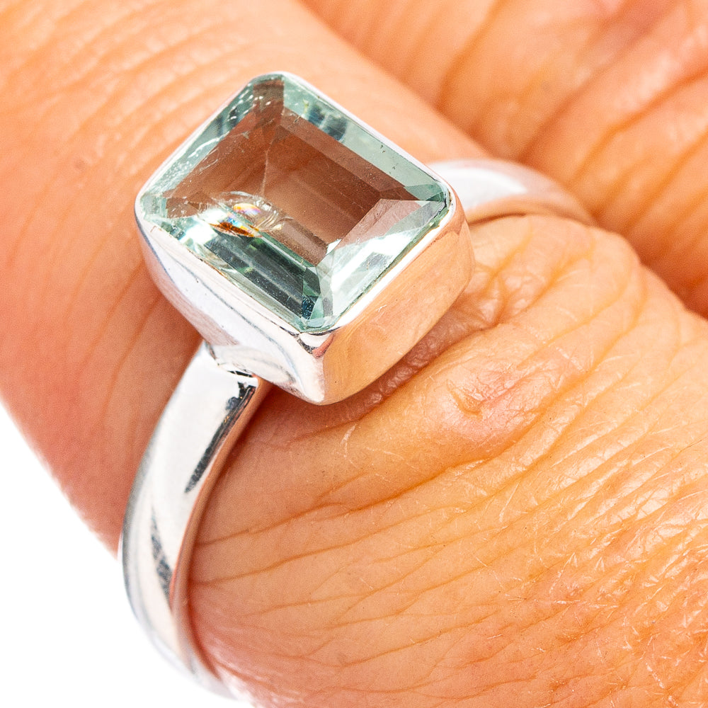 Aquamarine Ring Size 8 (.925 Sterling Silver)