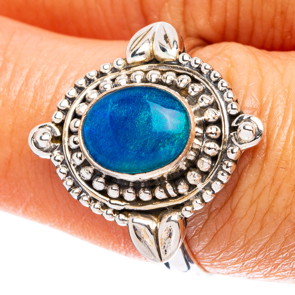 Rare Doublet Opal Ring Size 8 (925 Sterling Silver) R5011